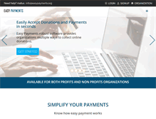 Tablet Screenshot of easypayments.org